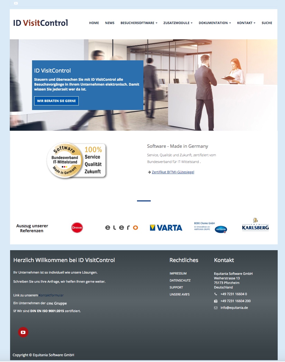 Folgende Websites wurden mit dem Odoo Website Builder und Bootstrap erstellt
